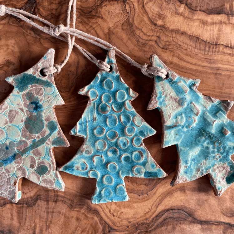 Maine Made Pottery Ornament